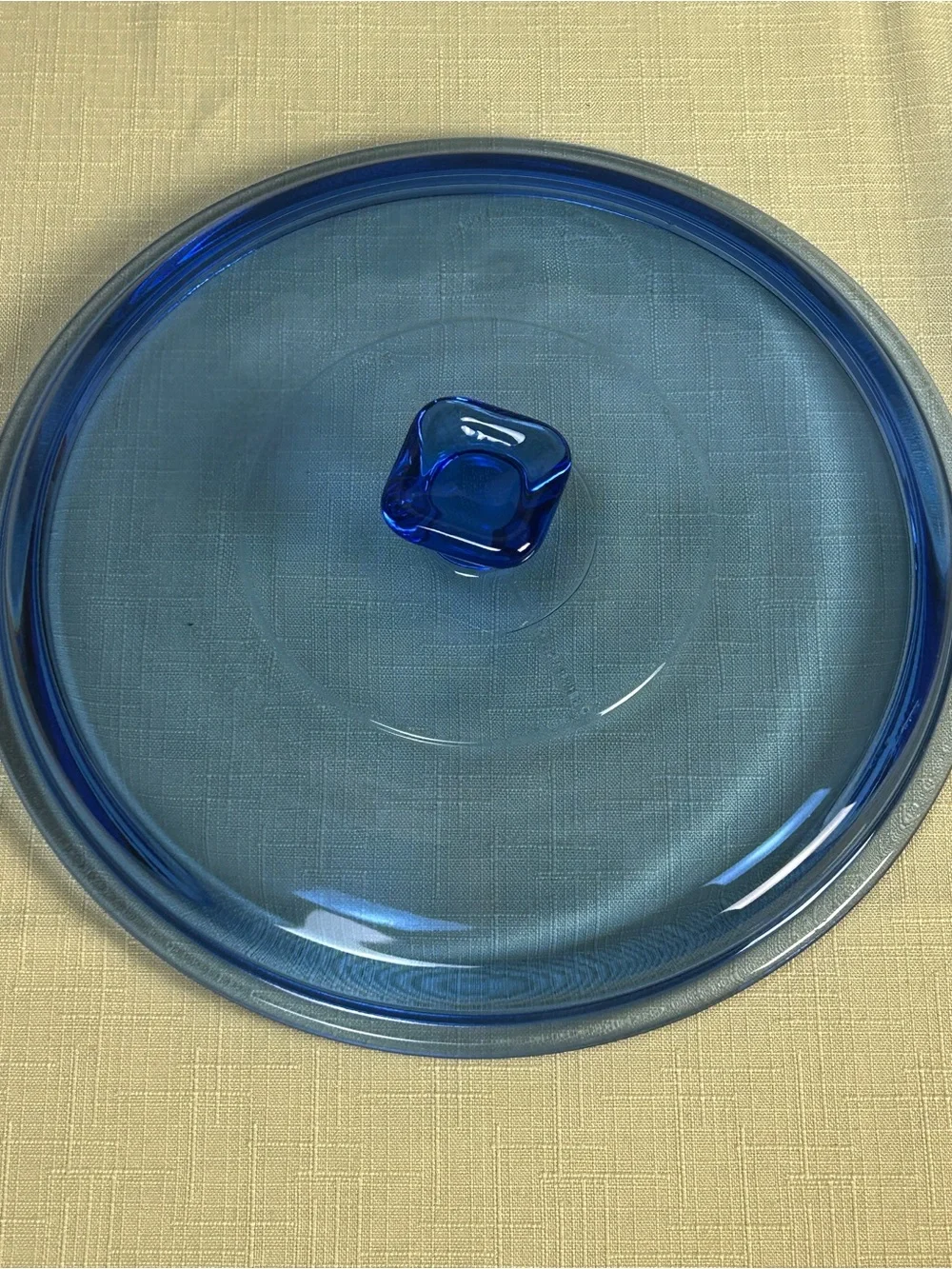 Anchor Hocking Cobalt Blue Glass 1.5Qt Covered 8.25 Round Handled Casserole Dish